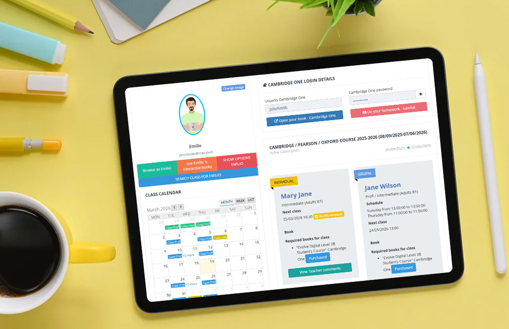 Tu espacio de alumno